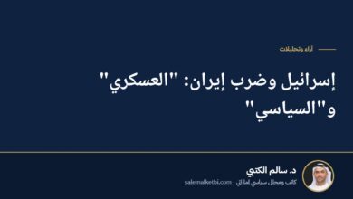 إسرائيل وضرب إيران: "العسكري" و"السياسي"