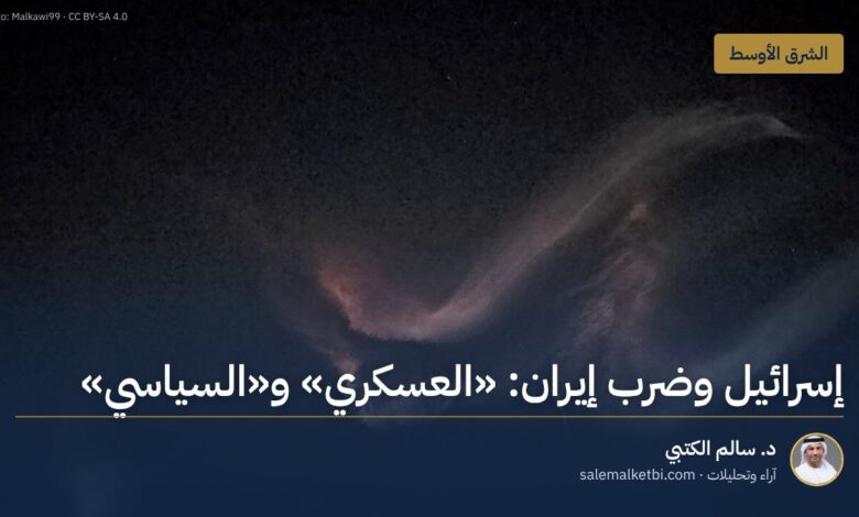 إسرائيل وضرب إيران: "العسكري" و"السياسي"