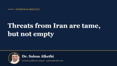 Threats from Iran are tame, but not empty – Dr. Salem Alketbi