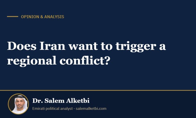 Does Iran want to trigger a regional conflict? – Dr. Salem Alketbi