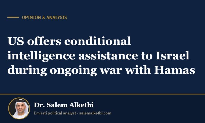 US offers conditional intelligence assistance to Israel during ongoing war with Hamas – Dr. Salem Alketbi