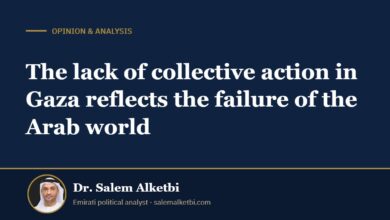 The lack of collective action in Gaza reflects the failure of the Arab world – Dr. Salem Alketbi