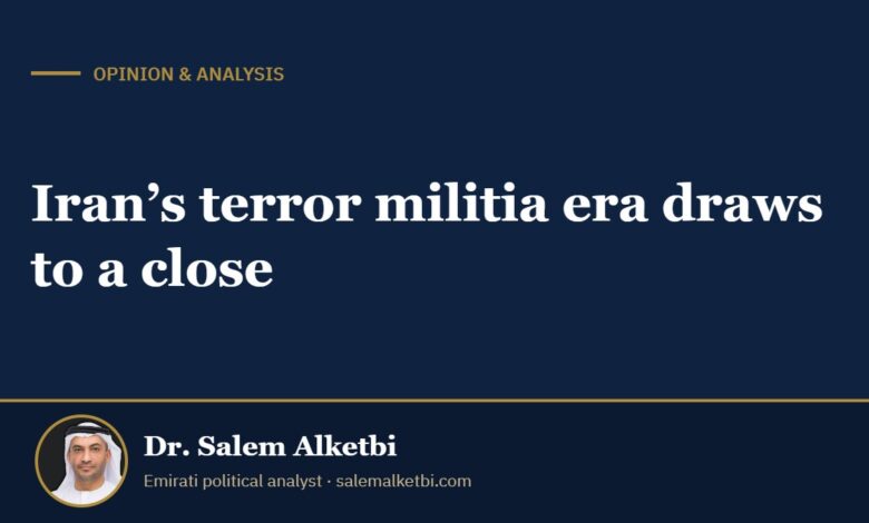 Iran’s terror militia era draws to a close – Dr. Salem Alketbi