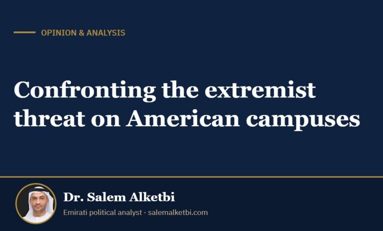 Confronting the extremist threat on American campuses – Dr. Salem Alketbi