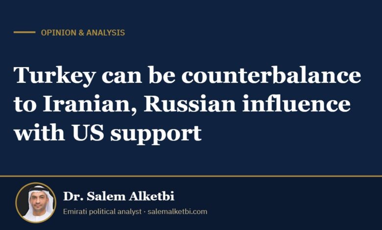 Turkey can be counterbalance to Iranian, Russian influence with US support – Dr. Salem Alketbi