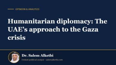 Humanitarian diplomacy: The UAE’s approach to the Gaza crisis – Dr. Salem Alketbi