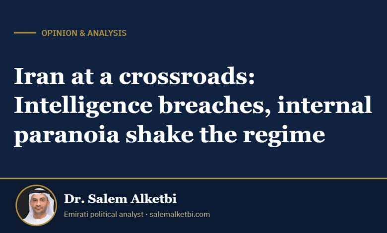 Iran at a crossroads: Intelligence breaches, internal paranoia shake the regime – Dr. Salem Alketbi