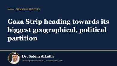 Gaza Strip heading towards its biggest geographical, political partition – Dr. Salem Alketbi