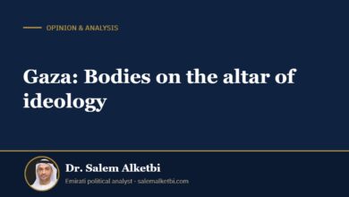 Gaza: Bodies on the altar of ideology – Dr. Salem Alketbi