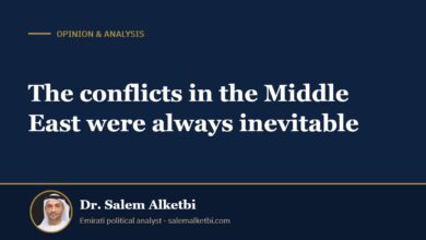 The conflicts in the Middle East were always inevitable – Dr. Salem Alketbi