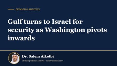 Gulf turns to Israel for security as Washington pivots inwards – Dr. Salem Alketbi