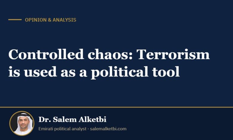 Controlled chaos: Terrorism is used as a political tool – Dr. Salem Alketbi