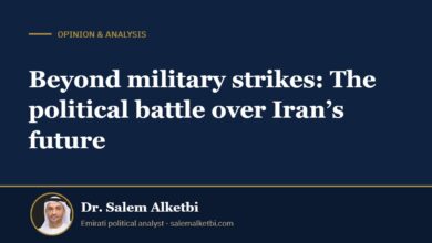 Beyond military strikes: The political battle over Iran’s future – Dr. Salem Alketbi