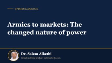 Armies to markets: The changed nature of power – Dr. Salem Alketbi