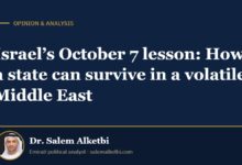 Israel’s October 7 lesson: How a state can survive in a volatile Middle East – Dr. Salem Alketbi