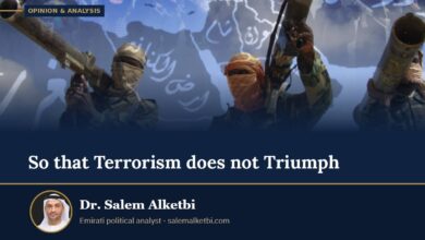 So that Terrorism does not Triumph – Dr. Salem Alketbi