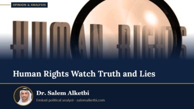 Human Rights Watch Truth and Lies – Dr. Salem Alketbi