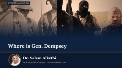 Where is Gen. Dempsey – Dr. Salem Alketbi