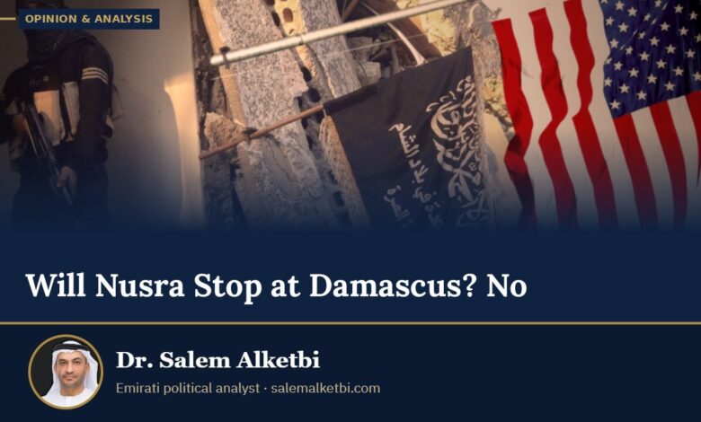 Will Nusra Stop at Damascus? No – Dr. Salem Alketbi