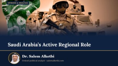 Saudi Arabia’s Active Regional Role – Dr. Salem Alketbi