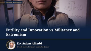 Futility and Innovation vs Militancy and Extremism – Dr. Salem Alketbi