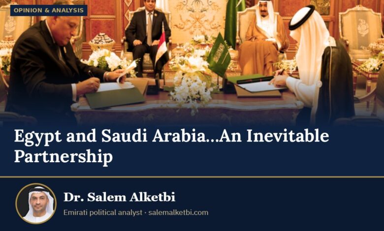 Egypt and Saudi Arabia…An Inevitable Partnership – Dr. Salem Alketbi