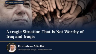 A tragic Situation That Is Not Worthy of Iraq and Iraqis – Dr. Salem Alketbi