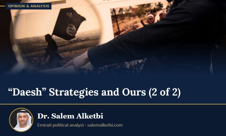 “Daesh” Strategies and Ours (2 of 2) – Dr. Salem Alketbi
