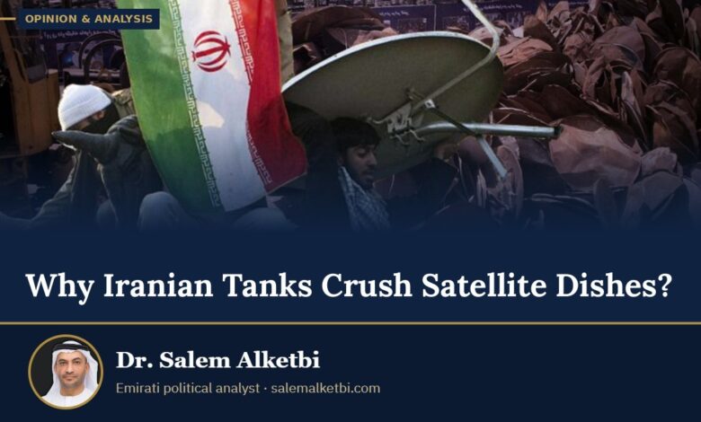Why Iranian Tanks Crush Satellite Dishes? – Dr. Salem Alketbi