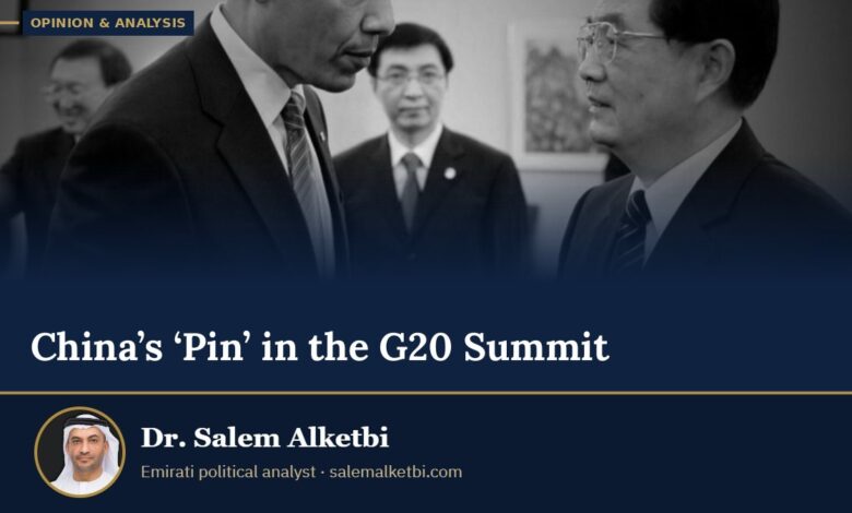 China’s ‘Pin’ in the G20 Summit – Dr. Salem Alketbi