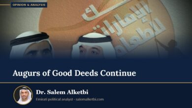 Augurs of Good Deeds Continue – Dr. Salem Alketbi