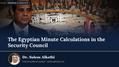 The Egyptian Minute Calculations in the Security Council – Dr. Salem Alketbi