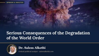 Serious Consequences of the Degradation of the World Order – Dr. Salem Alketbi