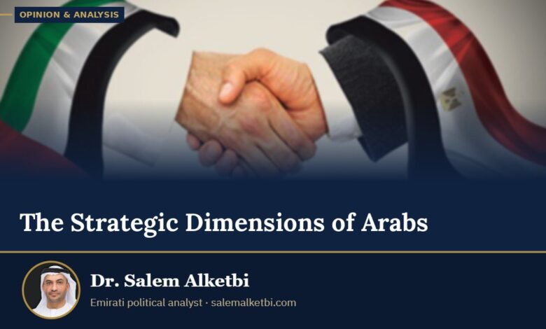 The Strategic Dimensions of Arabs – Dr. Salem Alketbi