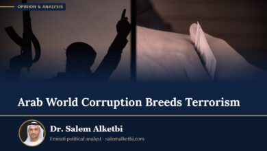 Arab World Corruption Breeds Terrorism – Dr. Salem Alketbi