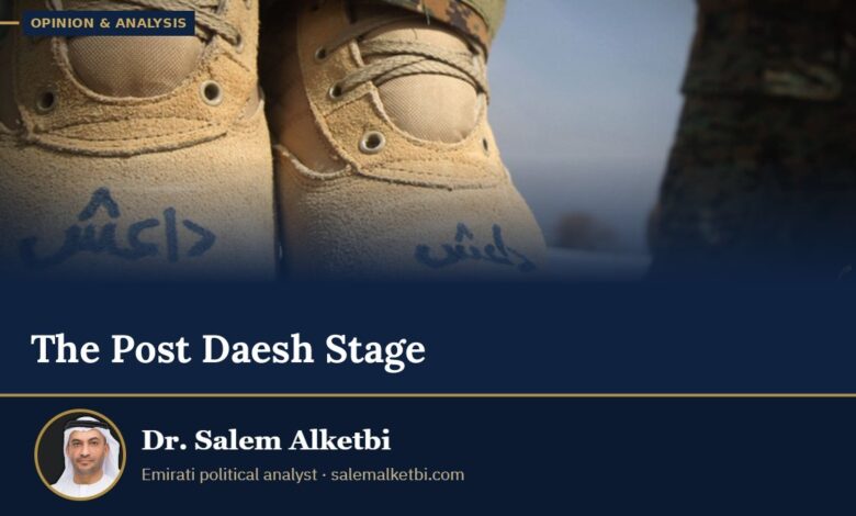 The Post Daesh Stage – Dr. Salem Alketbi