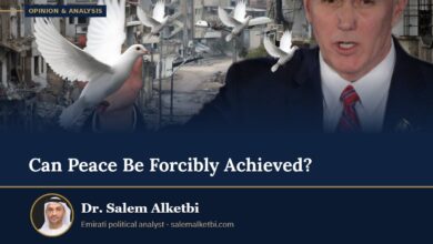 Can Peace Be Forcibly Achieved? – Dr. Salem Alketbi