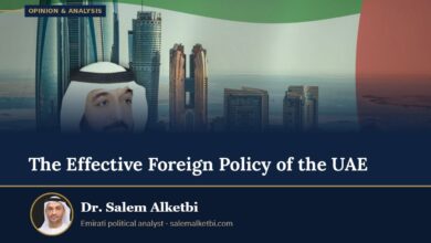The Effective Foreign Policy of the UAE – Dr. Salem Alketbi