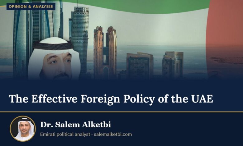 The Effective Foreign Policy of the UAE – Dr. Salem Alketbi