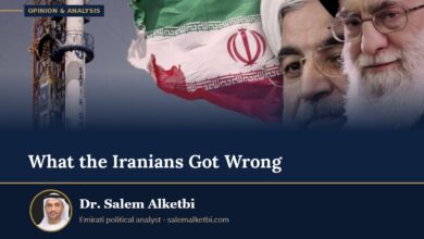 What the Iranians Got Wrong – Dr. Salem Alketbi
