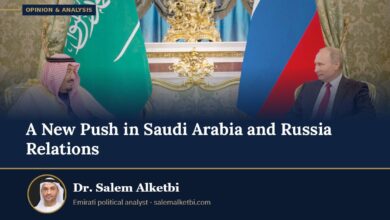 A New Push in Saudi Arabia and Russia Relations – Dr. Salem Alketbi