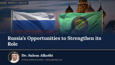 Russia’s Opportunities to Strengthen its Role – Dr. Salem Alketbi