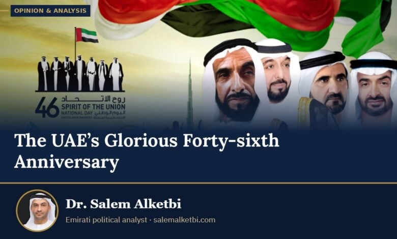 The UAE’s Glorious Forty-sixth Anniversary – Dr. Salem Alketbi