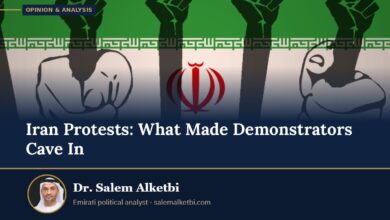 Iran Protests: What Made Demonstrators Cave In – Dr. Salem Alketbi