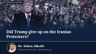 Did Trump give up on the Iranian Protesters? – Dr. Salem Alketbi