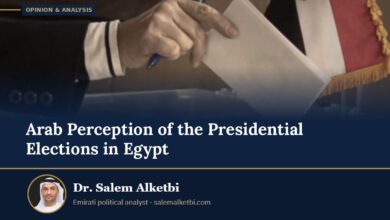 Arab Perception of the Presidential Elections in Egypt – Dr. Salem Alketbi