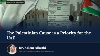 The Palestinian Cause is a Priority for the UAE – Dr. Salem Alketbi
