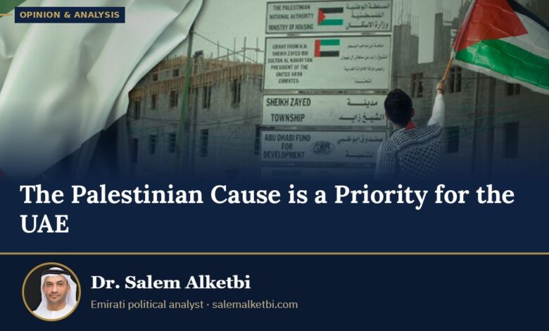 The Palestinian Cause is a Priority for the UAE – Dr. Salem Alketbi