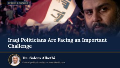 Iraqi Politicians Are Facing an Important Challenge – Dr. Salem Alketbi