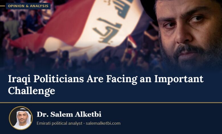 Iraqi Politicians Are Facing an Important Challenge – Dr. Salem Alketbi